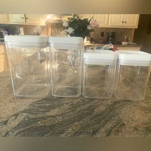 Set of heavy duty containers, great for storing just about anything